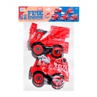 Конструктор винтовой «Пожарный транспорт», набор 2 штуки, с отверткой, 59 деталей - Фото 11