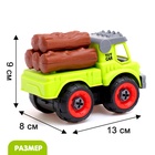 Конструктор винтовой «Лесовоз», с отвёрткой, 28 деталей - Фото 2