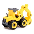 Конструктор винтовой «Экскаватор», с отвёрткой, 27 деталей - Фото 3