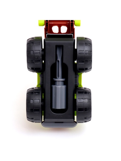 Конструктор винтовой «Фермерский погрузчик», с отвёрткой, 25 деталей