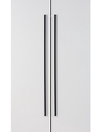 Ручка-скоба CAPPIO SQUARE RSC008, нержавеющая сталь, м/о 988 мм, цвет черный 10629524