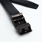 Ремень мужской, ширина 3.6 см, пряжка автомат, чёрный - Фото 5