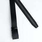 Ремень мужской, ширина 3.5 см, пряжка автомат, чёрный - Фото 2