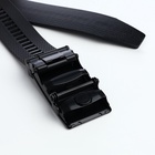 Ремень мужской, ширина 3.5 см, пряжка автомат, чёрный - Фото 5