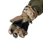 Перчатки тактические Storm tactic утепленные, размер - M, мультикам - Фото 2
