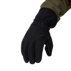 Перчатки тактические Storm tactic утепленные, размер - L, черный - Фото 1