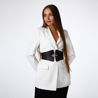 Корсет женский широкий, 68×13 см, золотистая, чёрный - Фото 4