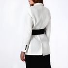 Корсет женский широкий, 66×10.5 см, широкий, с двумя пряжками, чёрный - Фото 4