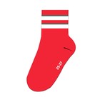 Носки для девочек PlayToday, размер 31-33, цвет белый, красный, 2 шт - Фото 3