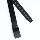Ремень мужской, ширина 3.5 см, пряжка автомат, чёрный - Фото 4