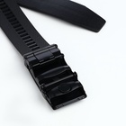 Ремень мужской, ширина 3.5 см, пряжка автомат, чёрный - Фото 5