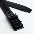 Ремень мужской, ширина 3.5 см, пряжка автомат, чёрный - Фото 4