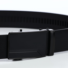 Ремень мужской, ширина 3.5 см, пряжка автомат, чёрный - Фото 5