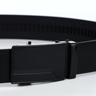 Ремень мужской, ширина 3.5 см, пряжка автомат, чёрный - Фото 6