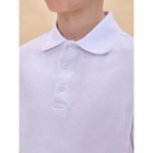 Футболка поло для мальчиков Pelican, рост 152 см, цвет белый - Фото 4