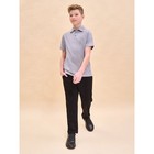 Футболка поло для мальчиков Pelican, рост 152 см, цвет серый - Фото 5