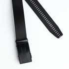 Ремень мужской, ширина 3.5 см, пряжка автомат, чёрный - Фото 4