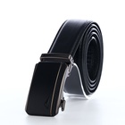Ремень мужской, ширина 3.6 см, пряжка автомат, чёрный - Фото 2