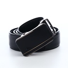 Ремень мужской, ширина 3.6 см, пряжка автомат, чёрный - Фото 3