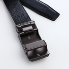 Ремень мужской, ширина 3.6 см, пряжка автомат, чёрный - Фото 5