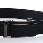 Ремень мужской, ширина 3.6 см, пряжка автомат, чёрный - Фото 6