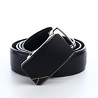 Ремень мужской, ширина 3.6 см, длина 120 см, пряжка автомат, чёрный - Фото 3