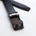 Ремень мужской, ширина 3.6 см, длина 120 см, пряжка автомат, чёрный - Фото 5