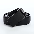 Ремень мужской, ширина 3.6 см, пряжка автомат, чёрный - Фото 3