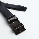 Ремень мужской, ширина 3.6 см, пряжка автомат, чёрный - Фото 5