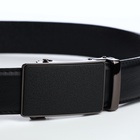 Ремень мужской, ширина 3.6 см, пряжка автомат, чёрный - Фото 6