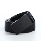 Ремень мужской, ширина 3.5 см, пряжка автомат, чёрный - Фото 3