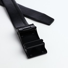 Ремень мужской, ширина 3.5 см, пряжка автомат, чёрный - Фото 5