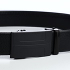 Ремень мужской, ширина 3.5 см, пряжка автомат, чёрный - Фото 6