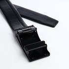 Ремень мужской, ширина 3.5 см, пряжка автомат, чёрный - Фото 5