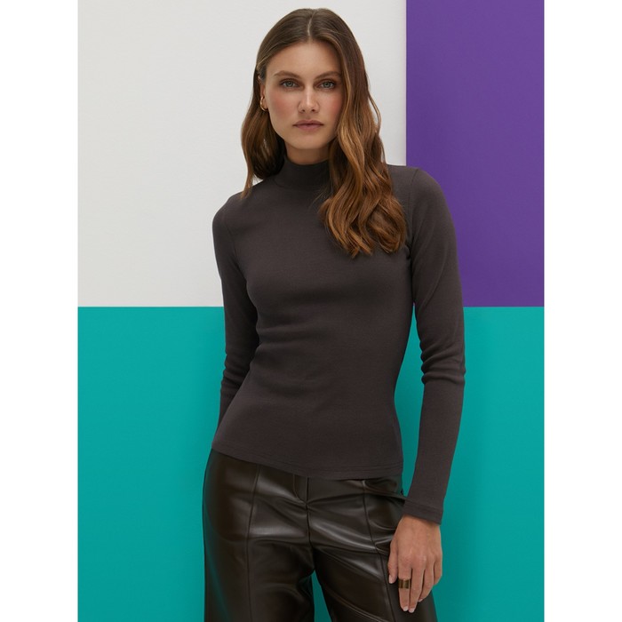 Водолазка женская MiNiMi Fresh, размер 42, цвет cioccolata - Фото 1