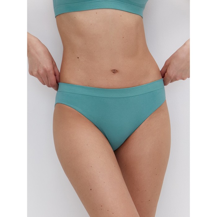Трусы женские Omsa Cotton Slip, размер 46, цвет menta - Фото 1