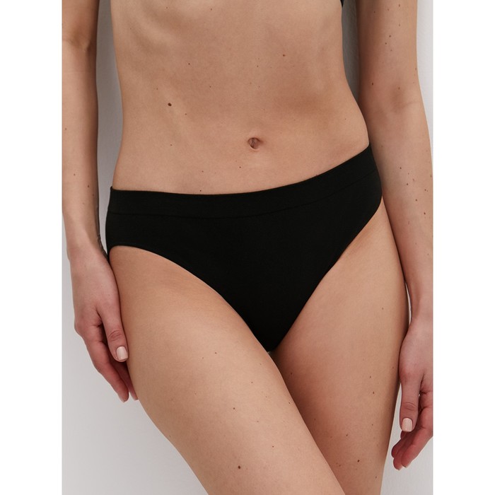 Трусы женские Omsa Cotton Slip, размер 52, цвет nero - Фото 1