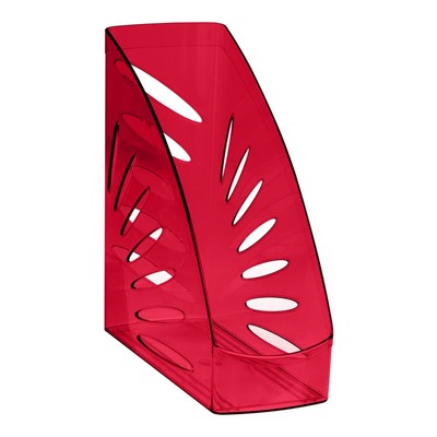 Лоток для бумаг вертикальный, "Тропик", тонированный, вишня