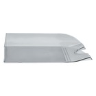 Лоток для бумаг горизонтальный Стамм "Дельта", тонированный серый - Фото 4