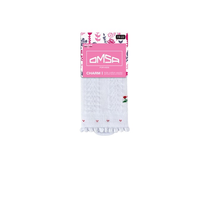 

Гольфы детские OMSA kids Gambaletto, размер 31-34, цвет bianco