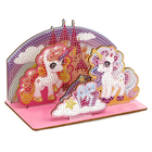 Алмазная мозаика для детей с частичным заполнением на фигурках «Сказочные Единорожки» - Фото 3