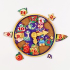 Головоломка деревянная для детей на новый год «Змея», с часиками - Фото 4