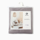 Скатерть «Этель» ECO, 136×300 см, 70% хлопок, 30% лён, 190 г/м², серая - Фото 15