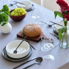 Скатерть «Этель» ECO, 136×300 см, 70% хлопок, 30% лён, 190 г/м², серая - Фото 3