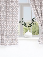 Шторы для кухни с подхватами «Этель» Classic, 150×150 см - 2 шт., 100% хлопок, рогожка 186 г/м² - Фото 4