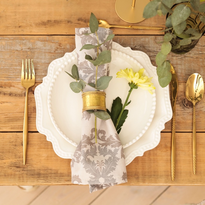 Набор салфеток «Этель» Classic, 30×40 см - 2 шт., 100% хлопок, рогожка 186 г/м² - Фото 1