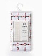 Дорожка на стол Этель Flower Cage 40×149 см, 100% хлопок, рогожка 186 г/м², белая - Фото 13