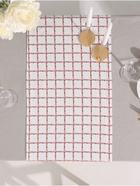 Дорожка на стол Этель Flower Cage 40×149 см, 100% хлопок, рогожка 186 г/м², белая - Фото 4