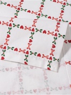 Дорожка на стол Этель Flower Cage 40×149 см, 100% хлопок, рогожка 186 г/м², белая - Фото 7