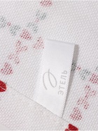 Дорожка на стол Этель Flower Cage 40×149 см, 100% хлопок, рогожка 186 г/м², белая - Фото 9